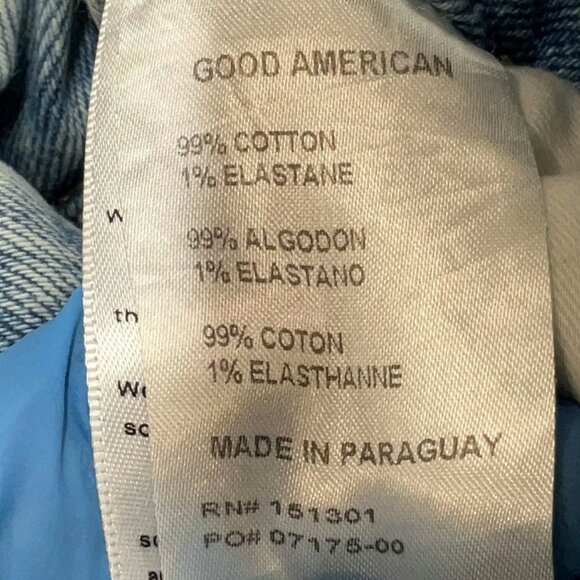 Good American High Waisted Straight Jeans - Size 29 - Picture 6 of 6